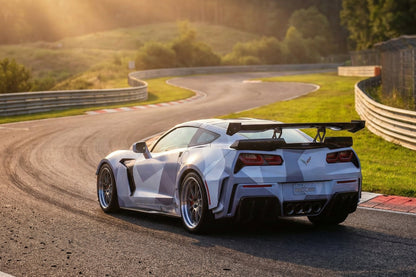 Alerón de maletero estilo BKSS DarwinPRO para Corvette C7 Z51 Grandsport Z06 2013-2019