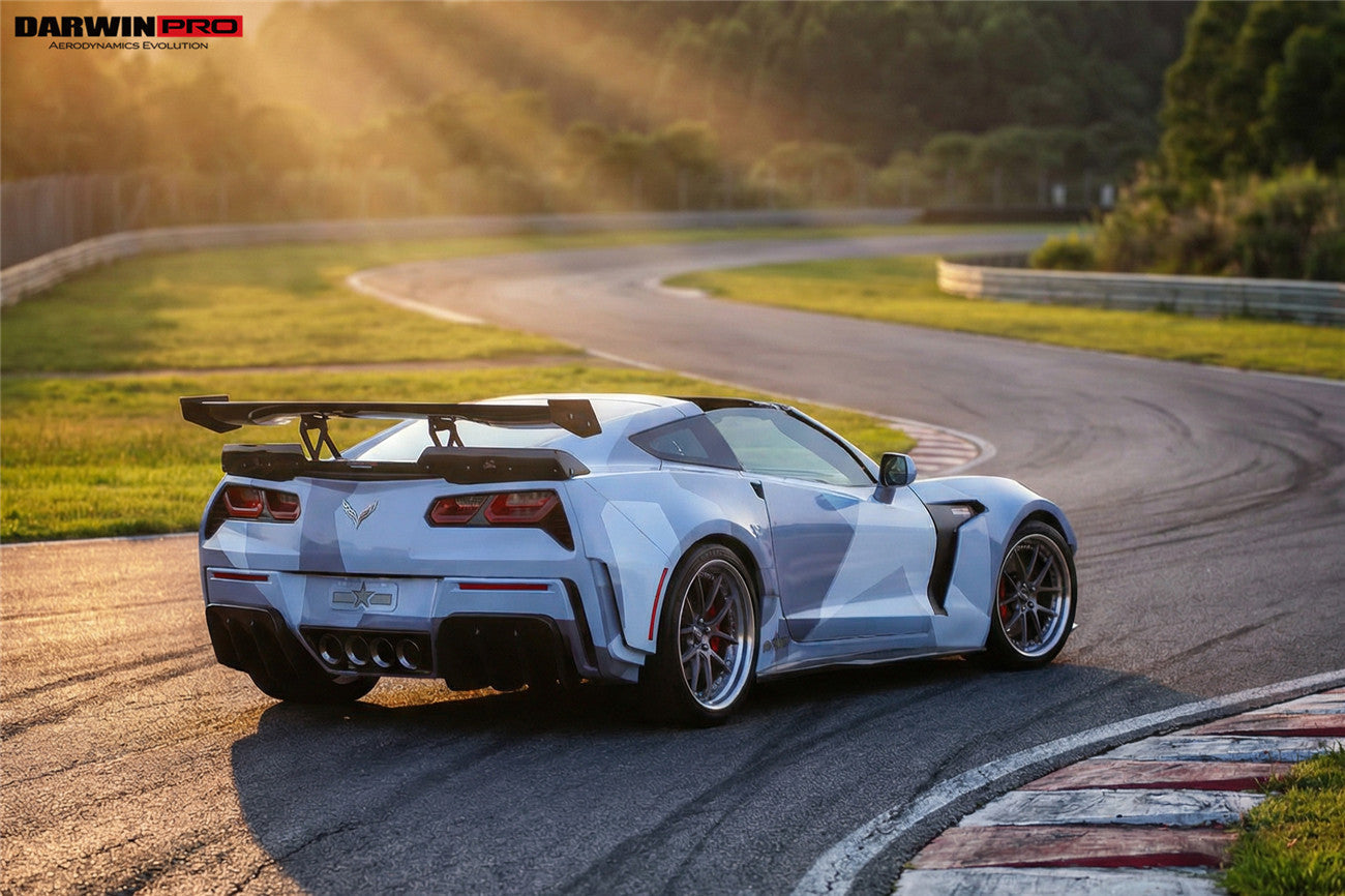 Alerón de maletero estilo BKSS DarwinPRO para Corvette C7 Z51 Grandsport Z06 2013-2019
