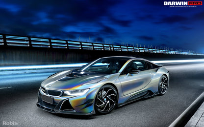 2014-2020 BMW i8 BZK Carbon Fiber Front Lip Splitter (CF8476EB-FL)