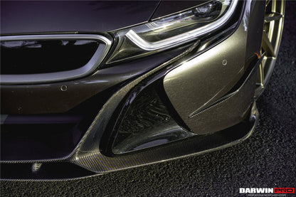 2014-2020 BMW i8 BZK Carbon Fiber Front Lip Splitter (CF8476EB-FL)