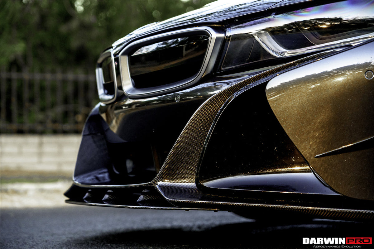 2014-2020 BMW i8 BZK Carbon Fiber Front Lip Splitter (CF8476EB-FL)