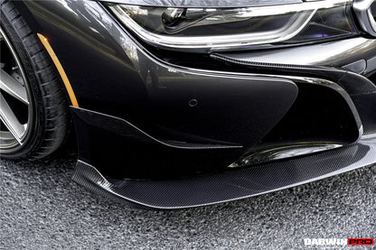 2014-2020 BMW i8 BZK Carbon Fiber Front Lip Splitter (CF8476EB-FL)