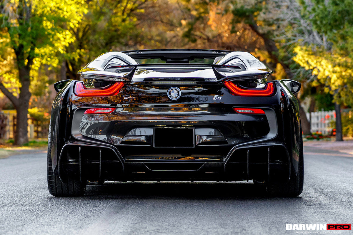 2014-2020 BMW i8 BZK Carbon Fiber Trunk Spoiler (CF8476EB-TS)