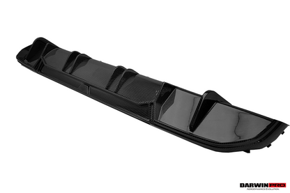 2021-2026 BMW i4 G26 Gran Coupe Autoclave Carbon Fiber Rear Diffuser DarwinPRO (AM Style) (DRYCFi4-MIWAM-RD)