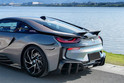2014-2020 BMW i8 BZK Carbon Fiber Trunk Spoiler (CF8476EB-TS)