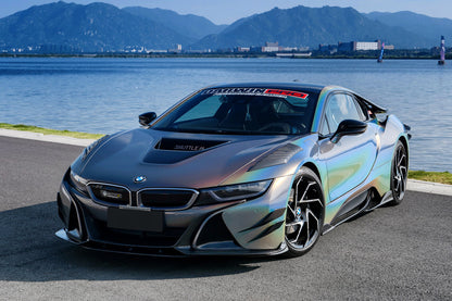 2014-2020 BMW i8 BZK Carbon Fiber Side Skirts (CF8476EB-SS)