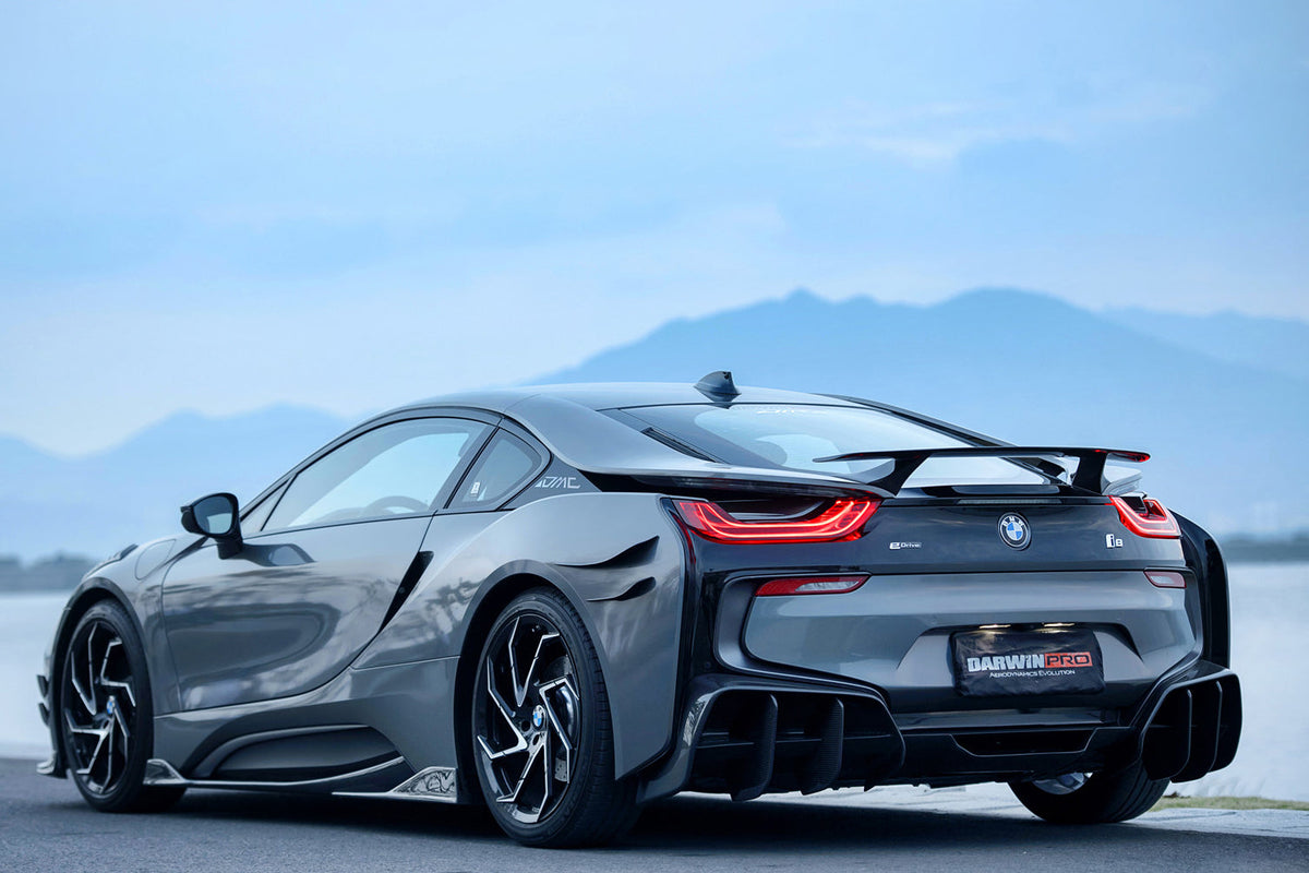 2014-2020 BMW i8 BZK Carbon Fiber Trunk Spoiler (CF8476EB-TS)