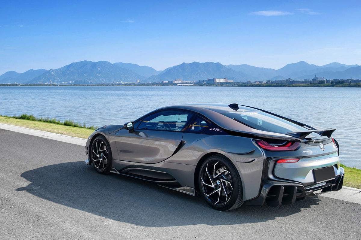 2014-2020 BMW i8 BZK Carbon Fiber Side Skirts (CF8476EB-SS)