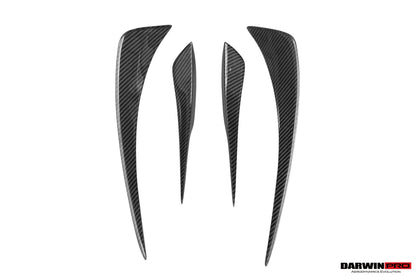 2014-2020 BMW i8 BZK Carbon Fiber Rear Canards (CF8476EB-RBCRD)