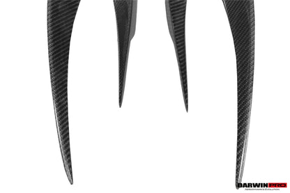 2014-2020 BMW i8 BZK Carbon Fiber Rear Canards (CF8476EB-RBCRD)