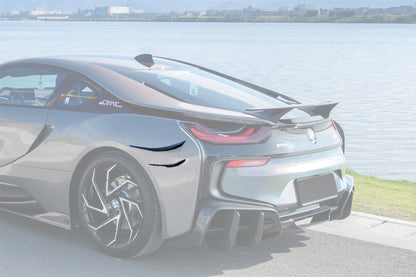 2014-2020 BMW i8 BZK Carbon Fiber Rear Canards (CF8476EB-RBCRD)