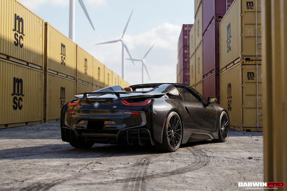 2014-2020 BMW i8 BZK Carbon Fiber Trunk Spoiler (CF8476EB-TS)