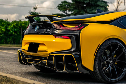 2014-2020 BMW i8 BZK Carbon Fiber Trunk Spoiler (CF8476EB-TS)