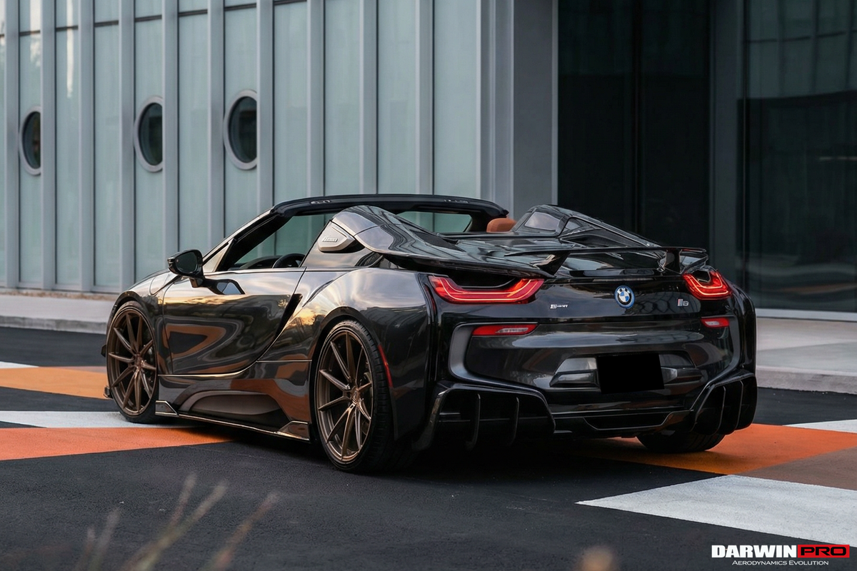 2014-2020 BMW i8 BZK Carbon Fiber Side Skirts (CF8476EB-SS)