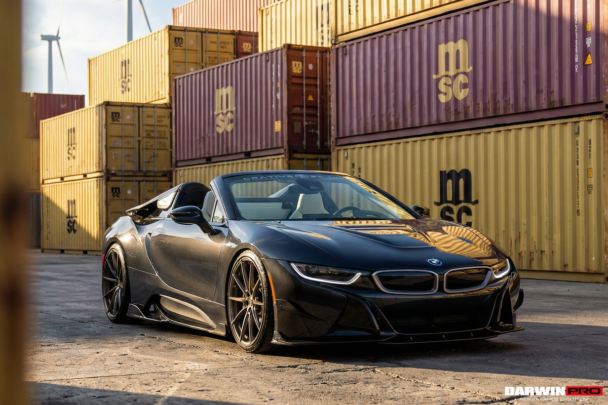 2014-2020 BMW i8 BZK Carbon Fiber Side Skirts (CF8476EB-SS)