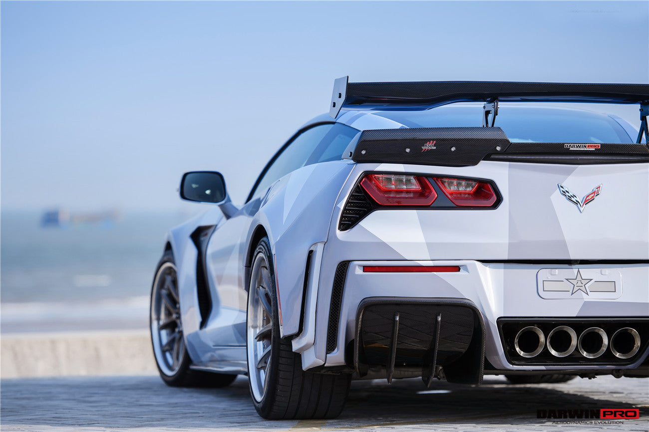 Alerón de maletero estilo BKSS DarwinPRO para Corvette C7 Z51 Grandsport Z06 2013-2019