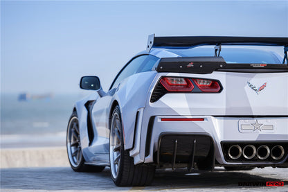 Alerón de maletero estilo BKSS DarwinPRO para Corvette C7 Z51 Grandsport Z06 2013-2019
