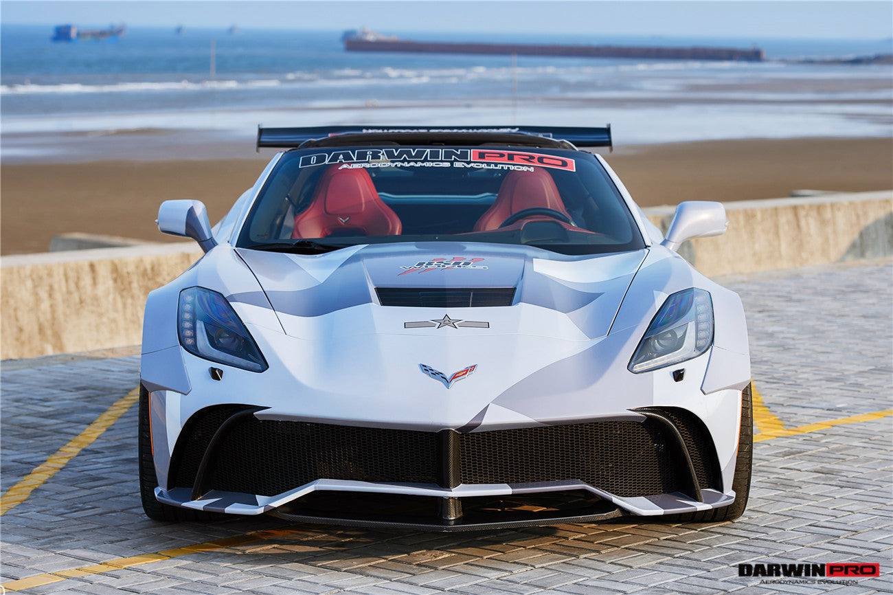 Alerón de maletero estilo BKSS DarwinPRO para Corvette C7 Z51 Grandsport Z06 2013-2019