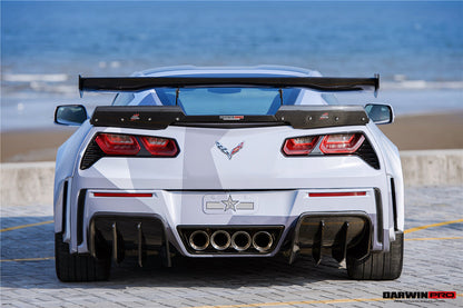 Alerón de maletero estilo BKSS DarwinPRO para Corvette C7 Z51 Grandsport Z06 2013-2019