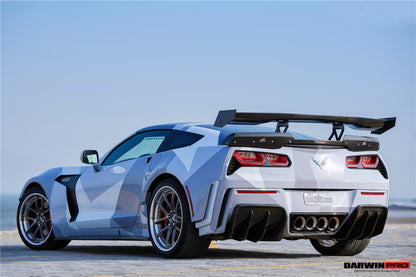 Alerón de maletero estilo BKSS DarwinPRO para Corvette C7 Z51 Grandsport Z06 2013-2019