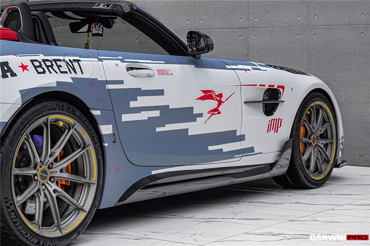 Faldones laterales de fibra de carbono DarwinPRO para Mercedes Benz AMG GTC IMPII 2017-2021