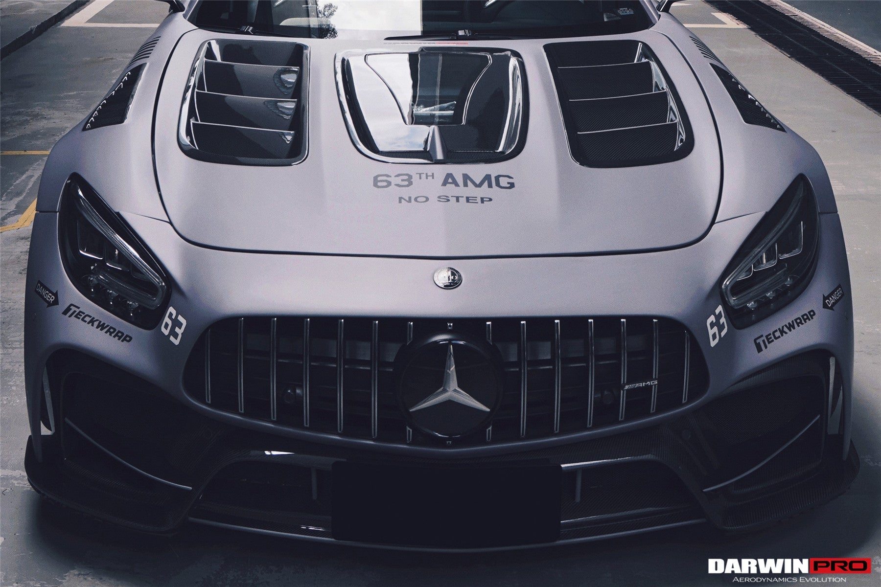 Parachoques delantero de fibra de carbono parcial DarwinPRO 2017-2021 Mercedes Benz AMG GT GTS GTC IMP Performance