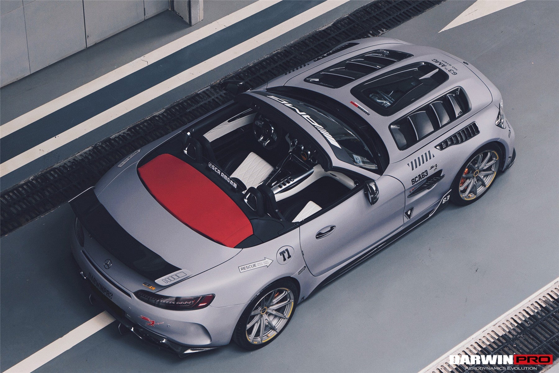 DarwinPRO 2015-2021 Mercedes Benz AMG GT GTC Roadster Only IMP Carbon Fiber Trunk Spoiler Wing