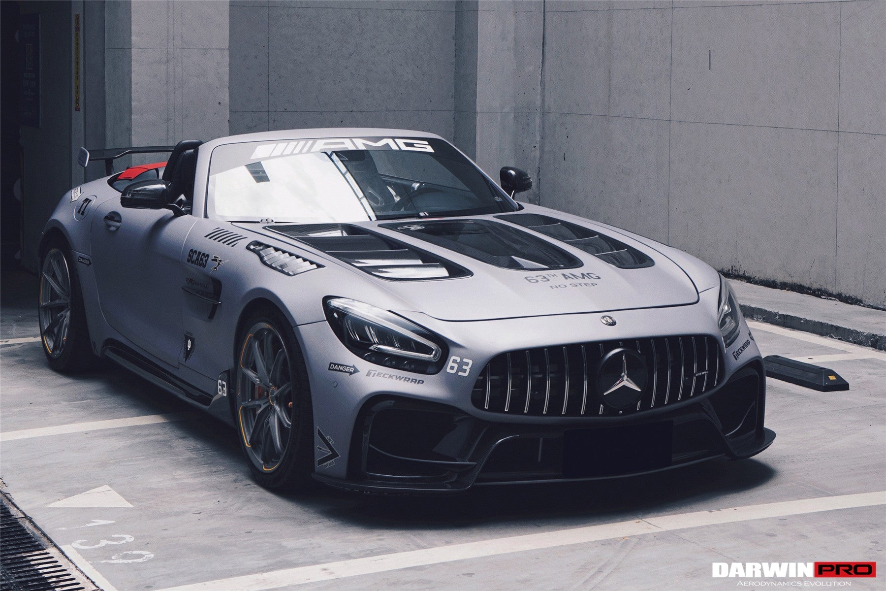 Parachoques delantero de fibra de carbono parcial DarwinPRO 2017-2021 Mercedes Benz AMG GT GTS GTC IMP Performance