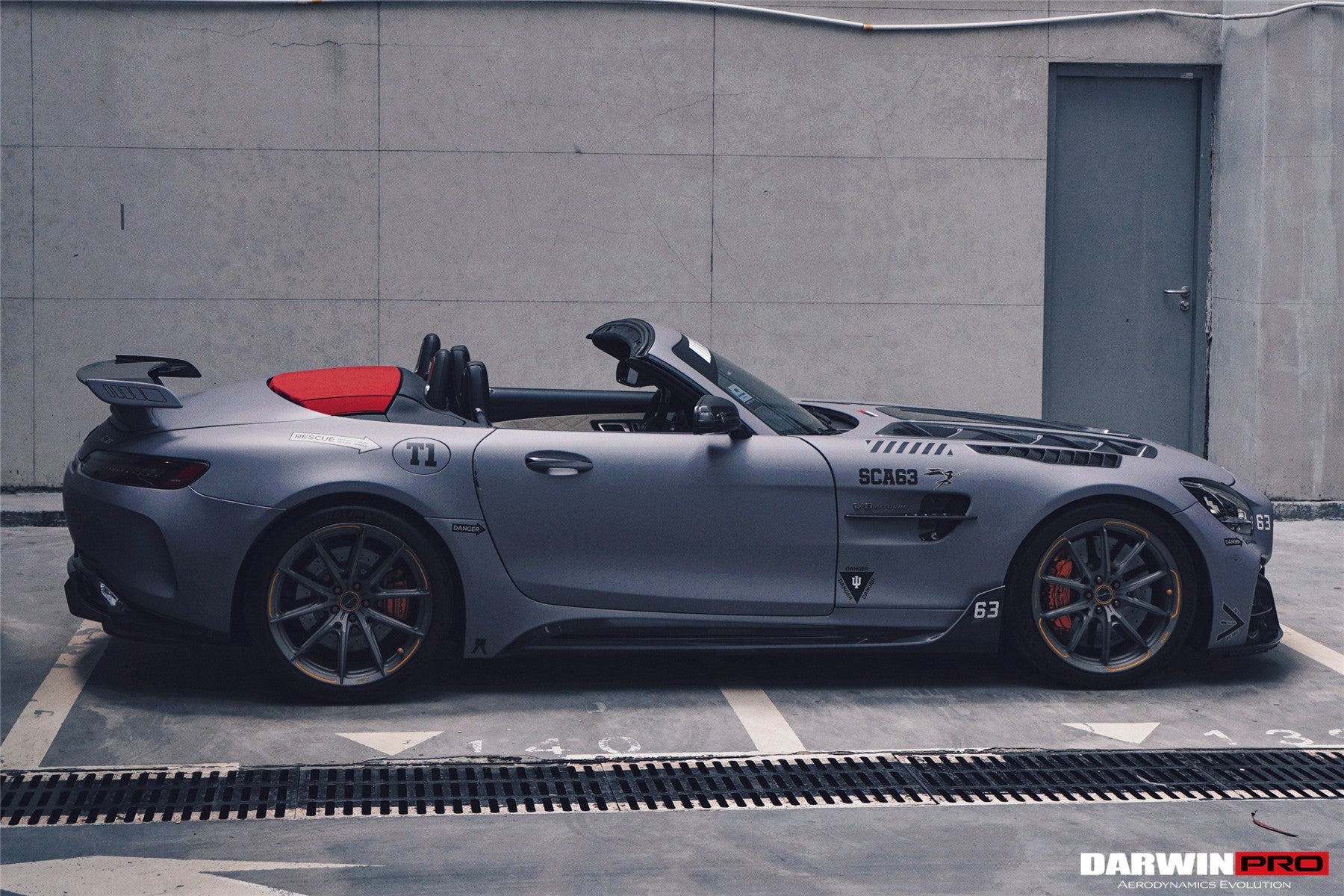 Faldones laterales de fibra de carbono DarwinPRO para Mercedes Benz AMG GTC IMPII 2017-2021