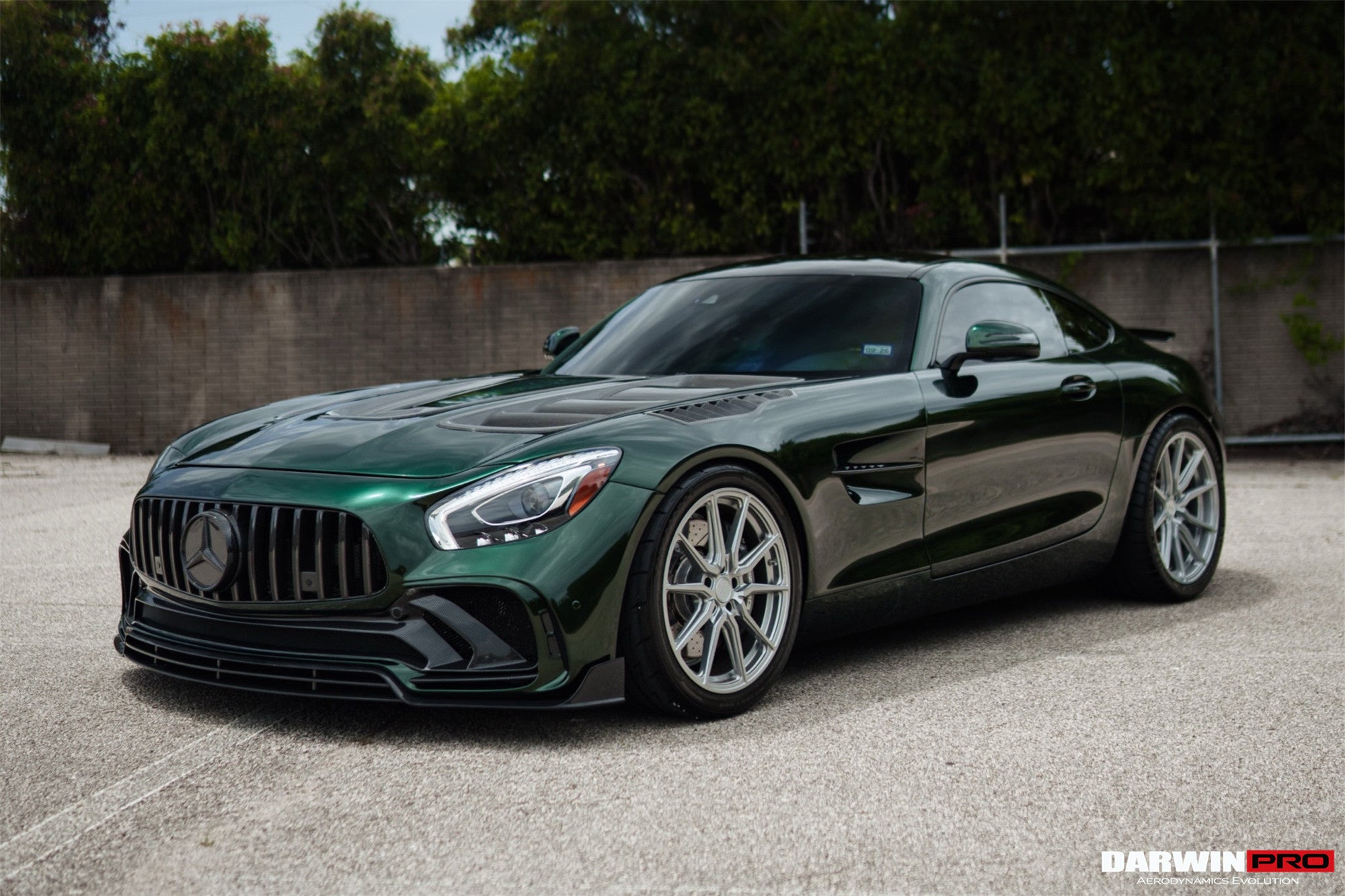 Parachoques delantero de fibra de carbono DarwinPRO 2015-2021 Mercedes Benz AMG GT, GTS y GTC IMPII Performance Part