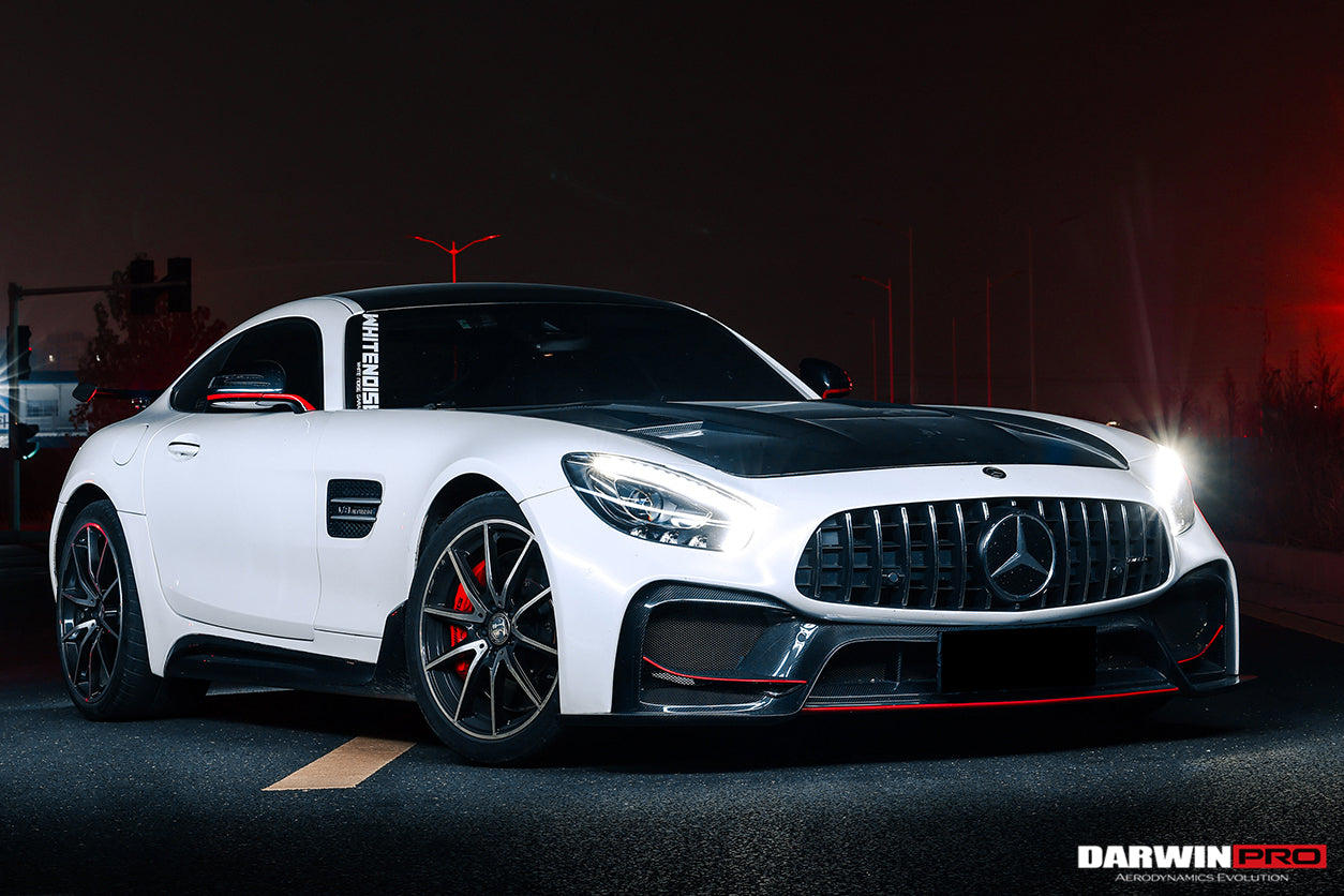 Parachoques delantero de fibra de carbono parcial DarwinPRO 2017-2021 Mercedes Benz AMG GT GTS GTC IMP Performance