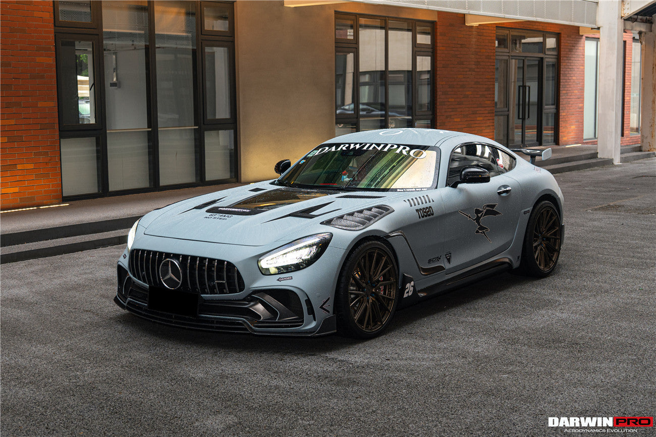 Parachoques delantero de fibra de carbono DarwinPRO 2015-2021 Mercedes Benz AMG GT, GTS y GTC IMPII Performance Part