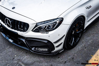 DarwinPRO 2015-2023 Mercedes Benz W205 C63 S AMG Coupe IMP Performance Partial Carbon Fiber Full Body Kit