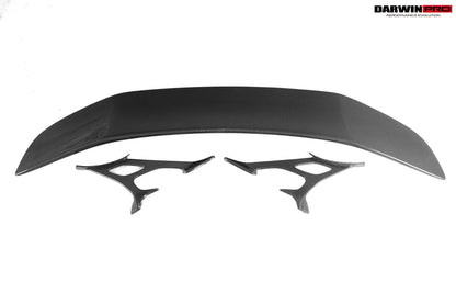 Alerón de maletero DarwinPRO de fibra de carbono de alto rendimiento para Mercedes Benz Clase C W205 Coupé IMP (2015-2021)