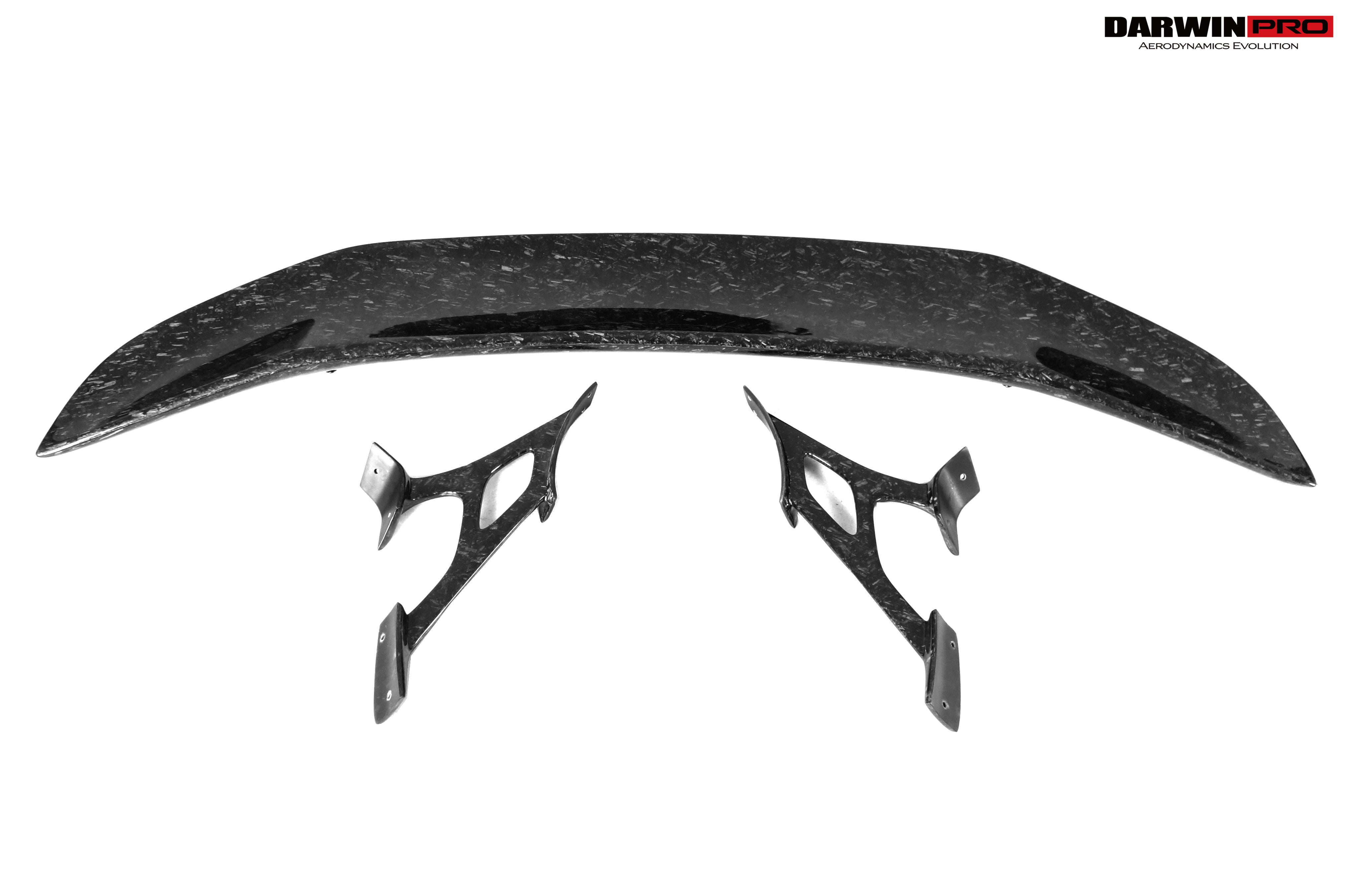 Alerón de maletero DarwinPRO de fibra de carbono de alto rendimiento para Mercedes Benz Clase C W205 Coupé IMP (2015-2021)