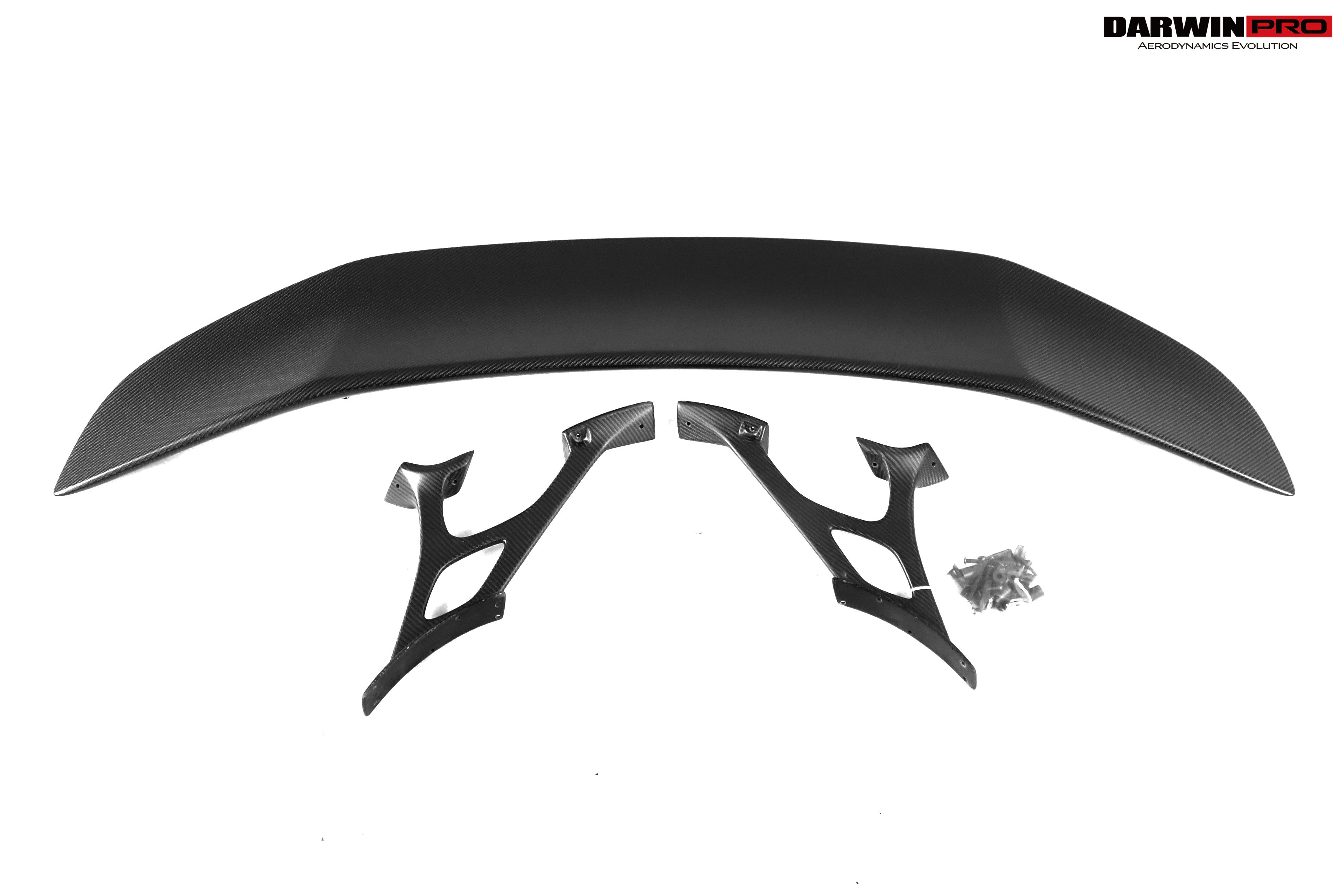 Alerón de maletero DarwinPRO de fibra de carbono de alto rendimiento para Mercedes Benz Clase C W205 Coupé IMP (2015-2021)