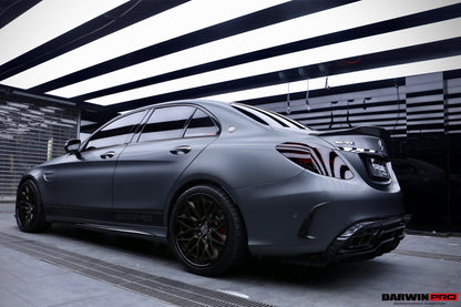 Difusor trasero de fibra de carbono DarwinPRO 2015-2021 Mercedes Benz W205 C63 S AMG Sedán IMP Performance