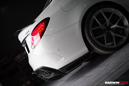 DarwinPRO 2015-2021 Mercedes Benz W205 C63 S AMG Sedan IMP Performance Carbon Fiber Rear Diffuser with Caps