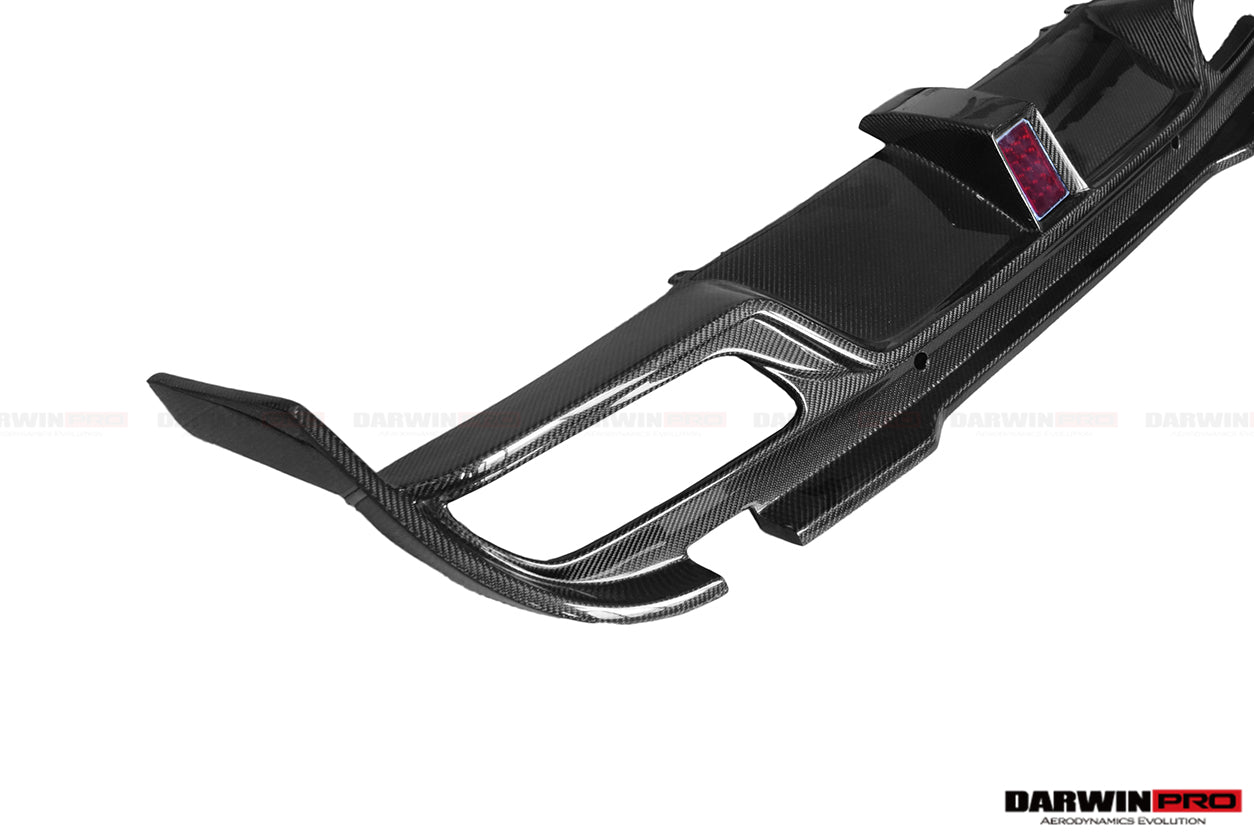DarwinPRO 2015-2021 Mercedes Benz W205 C63 S AMG Sedan IMP Performance Carbon Fiber Rear Diffuser