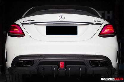 Difusor trasero de fibra de carbono DarwinPRO 2015-2021 Mercedes Benz W205 C63 S AMG Sedán IMP Performance