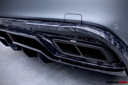 Difusor trasero de fibra de carbono DarwinPRO 2015-2021 Mercedes Benz W205 C63 S AMG Sedán IMP Performance