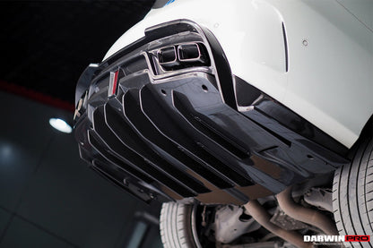 DarwinPRO 2015-2021 Mercedes Benz W205 C63 S AMG Sedan IMP Performance Carbon Fiber Rear Diffuser with Caps