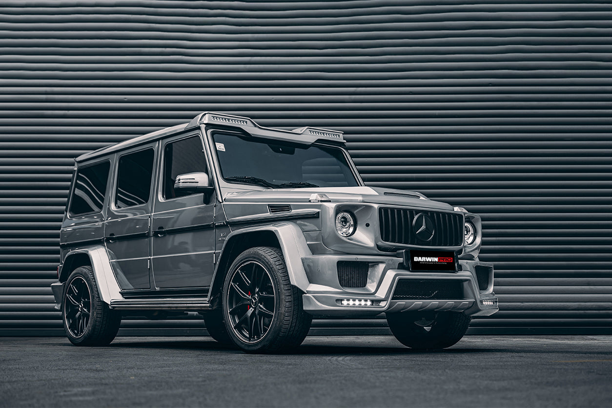 Alerón delantero de techo DarwinPRO de fibra de carbono para Mercedes Benz W463 G Wagon IMP (2008-2018) | Compatible con G500, G550, G63 AMG y G65 AMG
