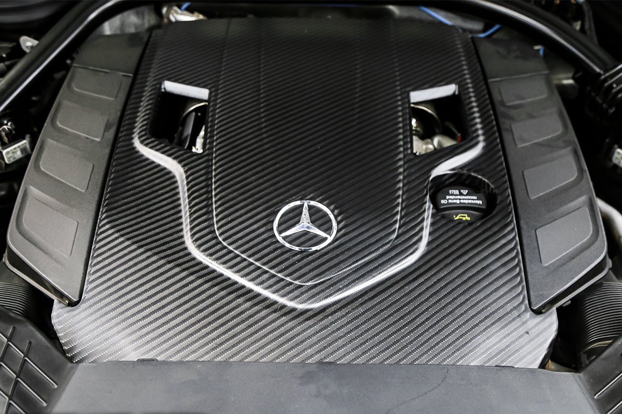 DarwinPRO 2019-2023 Mercedes Benz W464 G500 G550 G-Class G Wagon Dry Carbon Fiber Engine Cover
