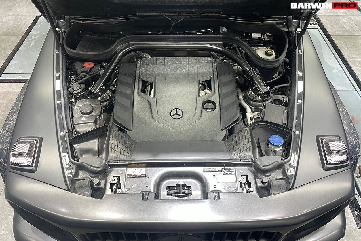 DarwinPRO 2019-2023 Mercedes Benz W464 G500 G550 G-Class G Wagon Dry Carbon Fiber Engine Cover