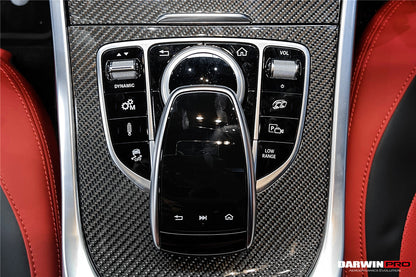 DarwinPRO 2019-2023 Mercedes Benz W464 G550 G63AMG G-Class Dry Carbon Fiber Center Console Replacement