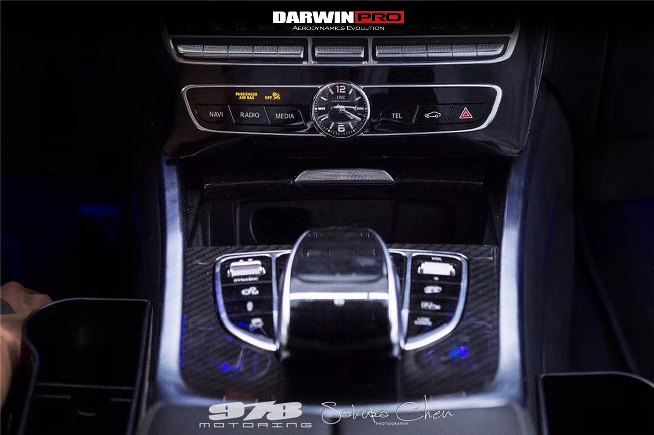 DarwinPRO 2019-2023 Mercedes Benz W464 G550 G63AMG G-Class Dry Carbon Fiber Center Console Replacement