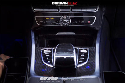 DarwinPRO 2019-2023 Mercedes Benz W464 G550 G63AMG G-Class Dry Carbon Fiber Center Console Replacement