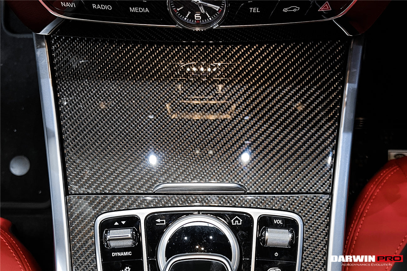 DarwinPRO 2019-2023 Mercedes Benz W464 G550 G63AMG G-Class Dry Carbon Fiber Center Console Replacement