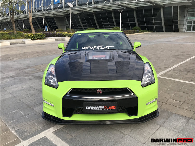 Capó de fibra de carbono DarwinPRO 2008-2016 Nissan GTR R35 CBA DBA IMP de alto rendimiento